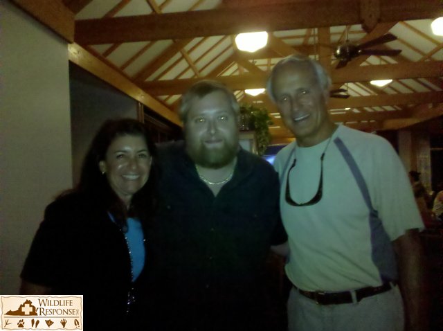 Julie, Jared Watts, and Jack Hanna